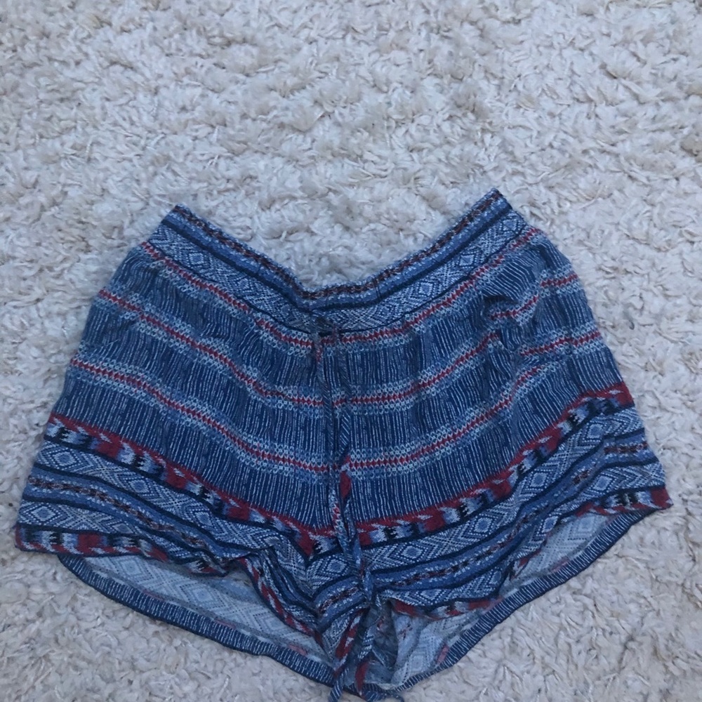 High Waisted Paisley Shorts